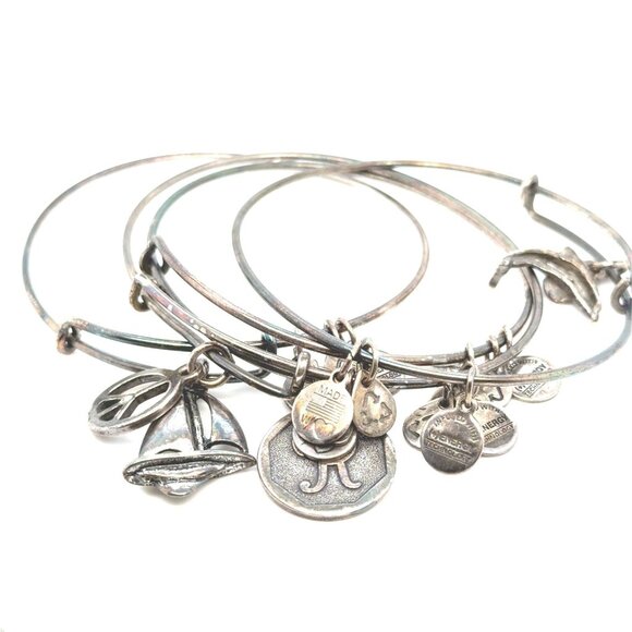 4 Used Alex and Ani Bracelets - Picture 2 of 6
